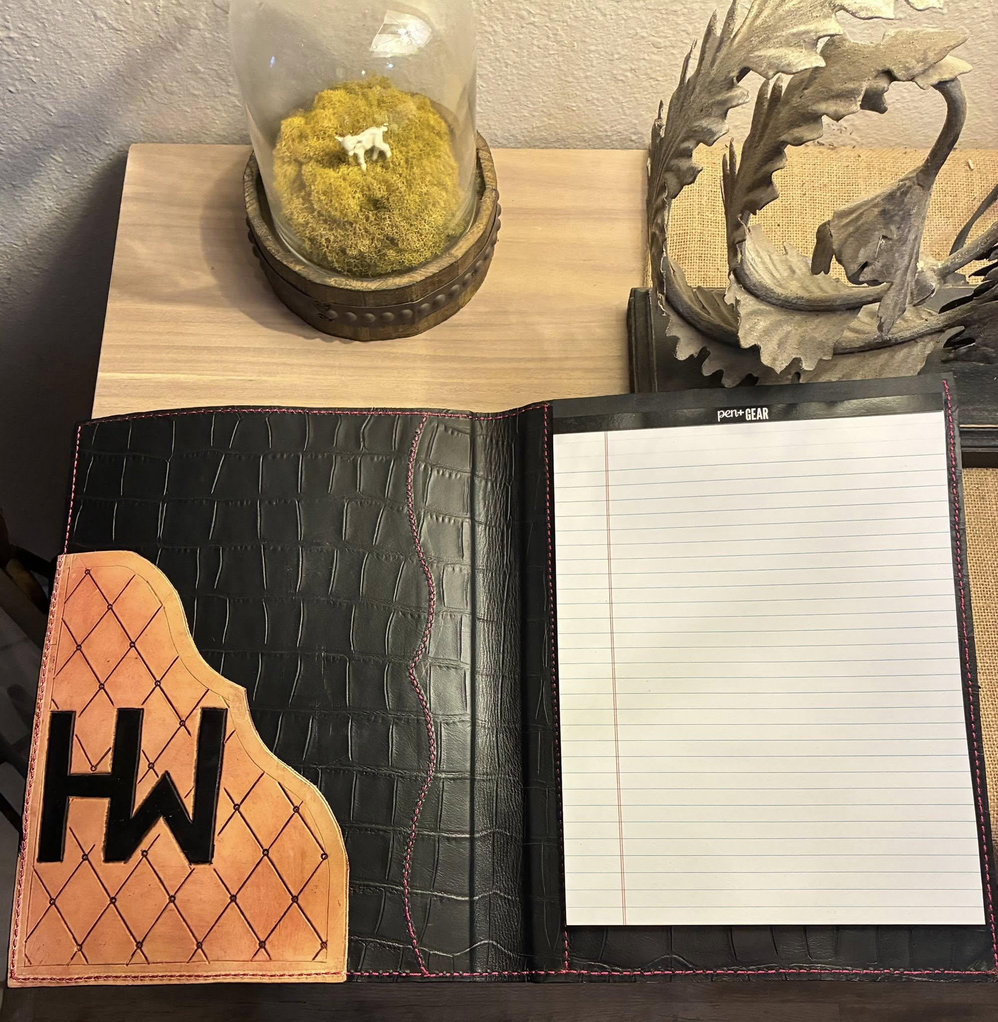 Custom Leather Book Binder — Texas Grown