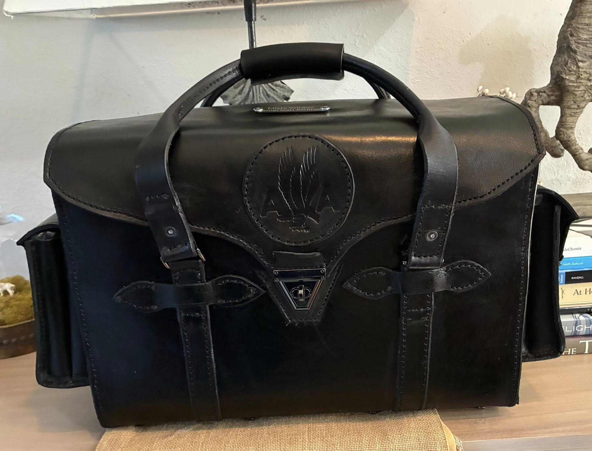 Black on Black Kit Bag — Gunmetal Hardware