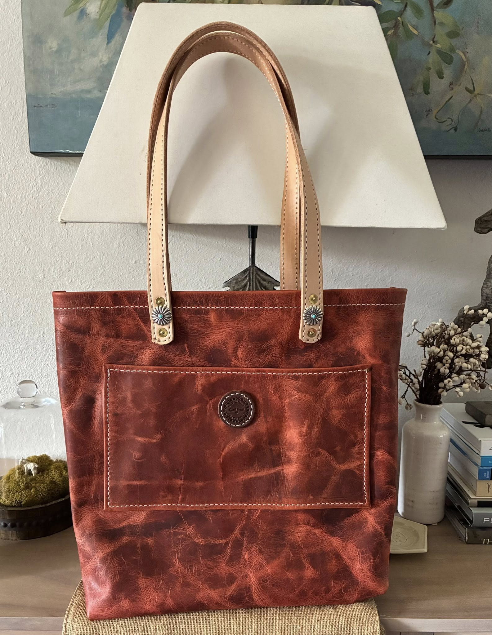 Leather Tote Bag